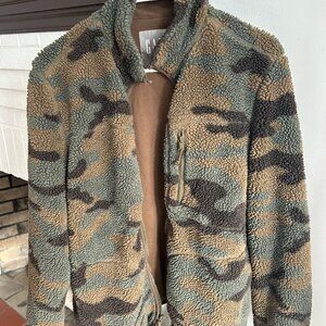 GAP Sherpa Sweater Jacket Size M